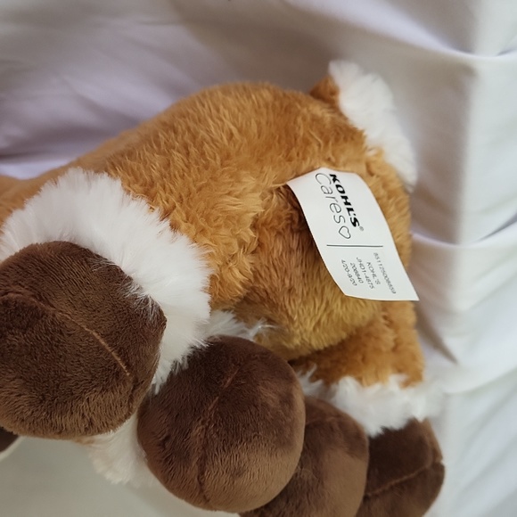 Rudolph the Red nosed Reindeer plush 11" fabric eyes fuzzy nose KOHLS Cares - Picture 7 of 10